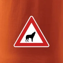 Dopravní značka - Pozor vlk