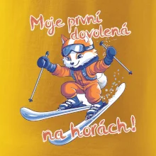 Moje první dovolená na horách oranžová liška