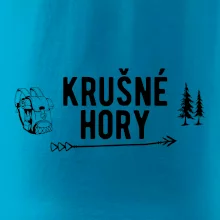 Krušné hory nápis