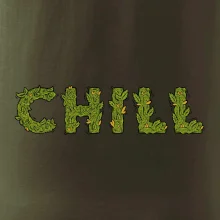 Konopí nápis chill