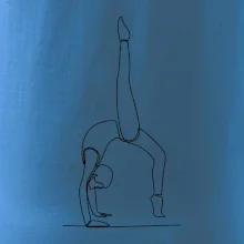 Gymnastika na rukou jedním tahem