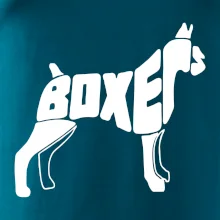 Boxer nápis v těle Boxer nápis v těle