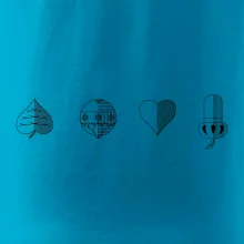 Prší - barvy hracích karet