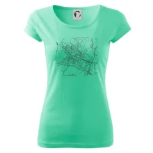 Mapy měst černobílé Ostrava Poruba