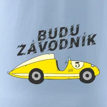 Budu závodník žluté  auto