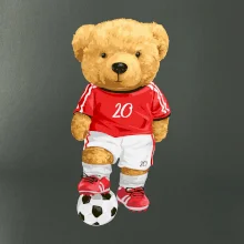 Fotbalista medvídek číslo