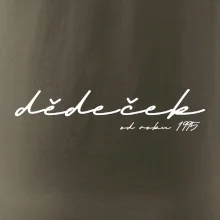 Psací nápis dědeček s ročníkem