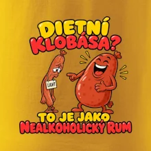 Dietní klobása jako nealkoholický rum