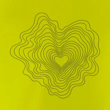 Topografické srdce z vrstevnic