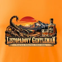 Listopadový gentleman whisky a horský západ slunce