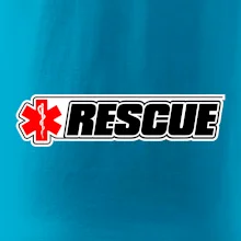 Záchranář rescue kříž červený Záchranář rescue kříž červený