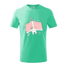 Učení na státnice kočka