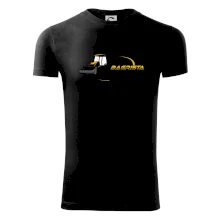 Bagrista v kruhu - vlastní nápis