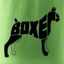Boxer nápis v těle