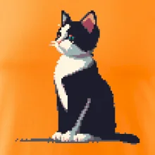 Mourovatá kočka pixel