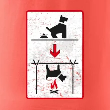 Tričko pro odpůrce sraní na chodníku