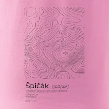 Špičák - vrstevnice v obdélníku