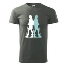 Nordic walking figury - žena