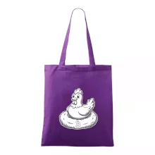 Kuře sedící na bitcoinovém hnízdě