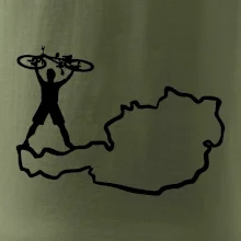 Cyklista - Mapa Rakouska