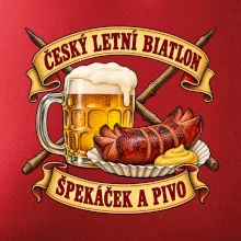 Český letní biatlon špekáček a pivo