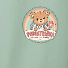 Pediatrička ordinace plná úsměvů - medvídek a duha