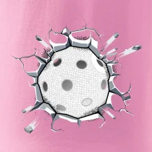 Florbal míč v triku