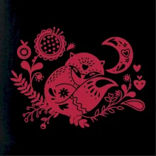 Folklor - liška spící