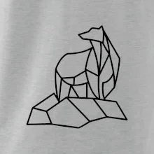 Geometrie lední medvěd na ledu