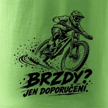 Brzdy jen doporučení - biker v zatáčce