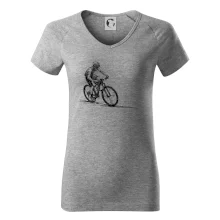 MTB kreslený cyklista