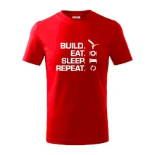 Build eat sleep repeat - montážní pěna