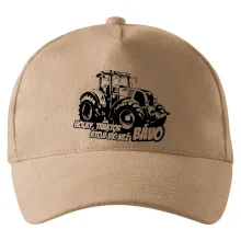 Holky, traktor stojí víc než bávo