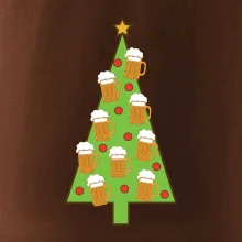 Nic více nepotřebuji - stromeček a pivo (Pecka design)