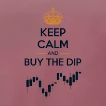Keep Calm and Buy the Dip - koruna  a graf