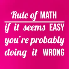Rule of math