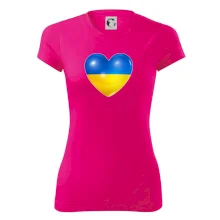 Ukrajina srdce vlajka