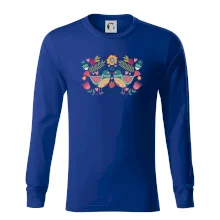 Folklor - dva barevní ptáčci