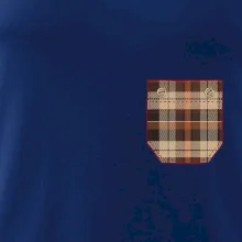 Flanelové triko hnědé