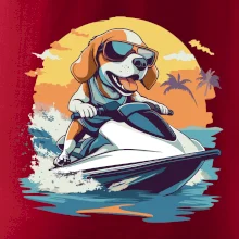 Bígl na vodním skútru