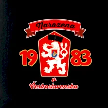Narozena v Československu - Přelepený znak 1983