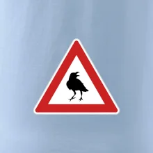 Dopravní značka - Pozor havran