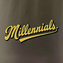 Generace Y - Millennials žlutý nápis