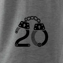 Narozeninové tričko pro policajta - pouta 20