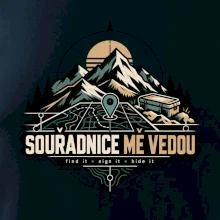 Souřadnice mě vedou horská mapa