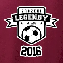 Zrození fotbalové legendy - tvůj den a rok narození