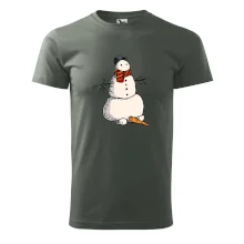 Sněhulák se spadlým nosem