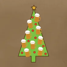 Nic více nepotřebuji - stromeček a pivo (Pecka design)