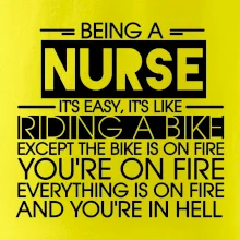 Being a nurse - bike