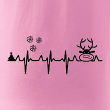 EKG Vánoce Vločky a sob EKG Vánoce Vločky a sob